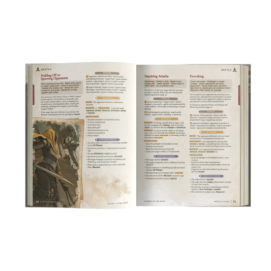 Legend in the Mist - Action Grimoire