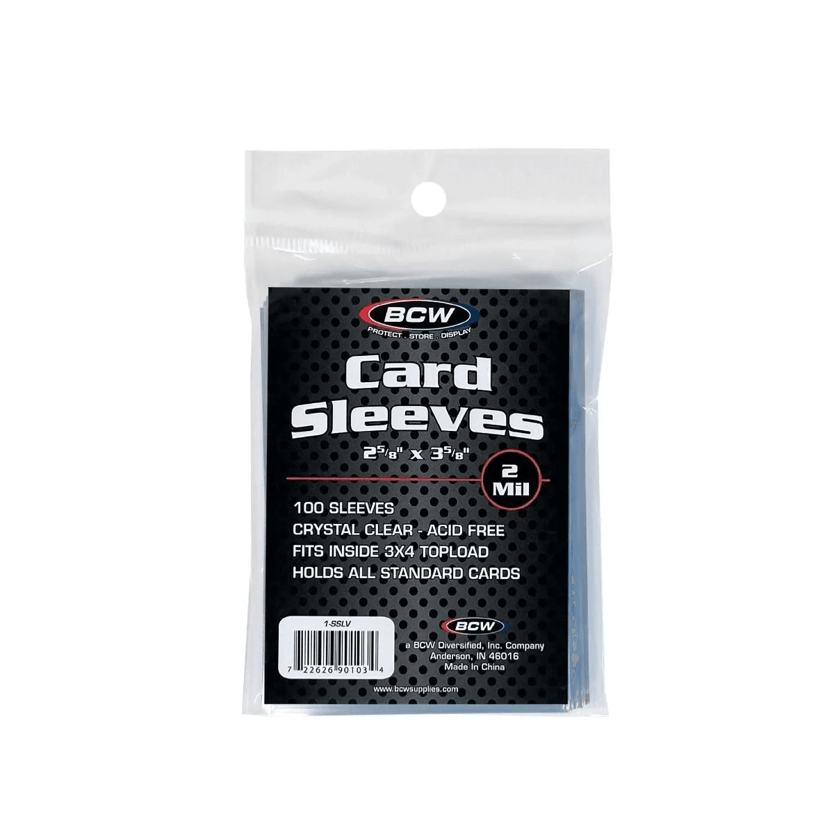 Standard Card Sleeves / Penny Sleeves, 1000ct (10x100ct Packs)