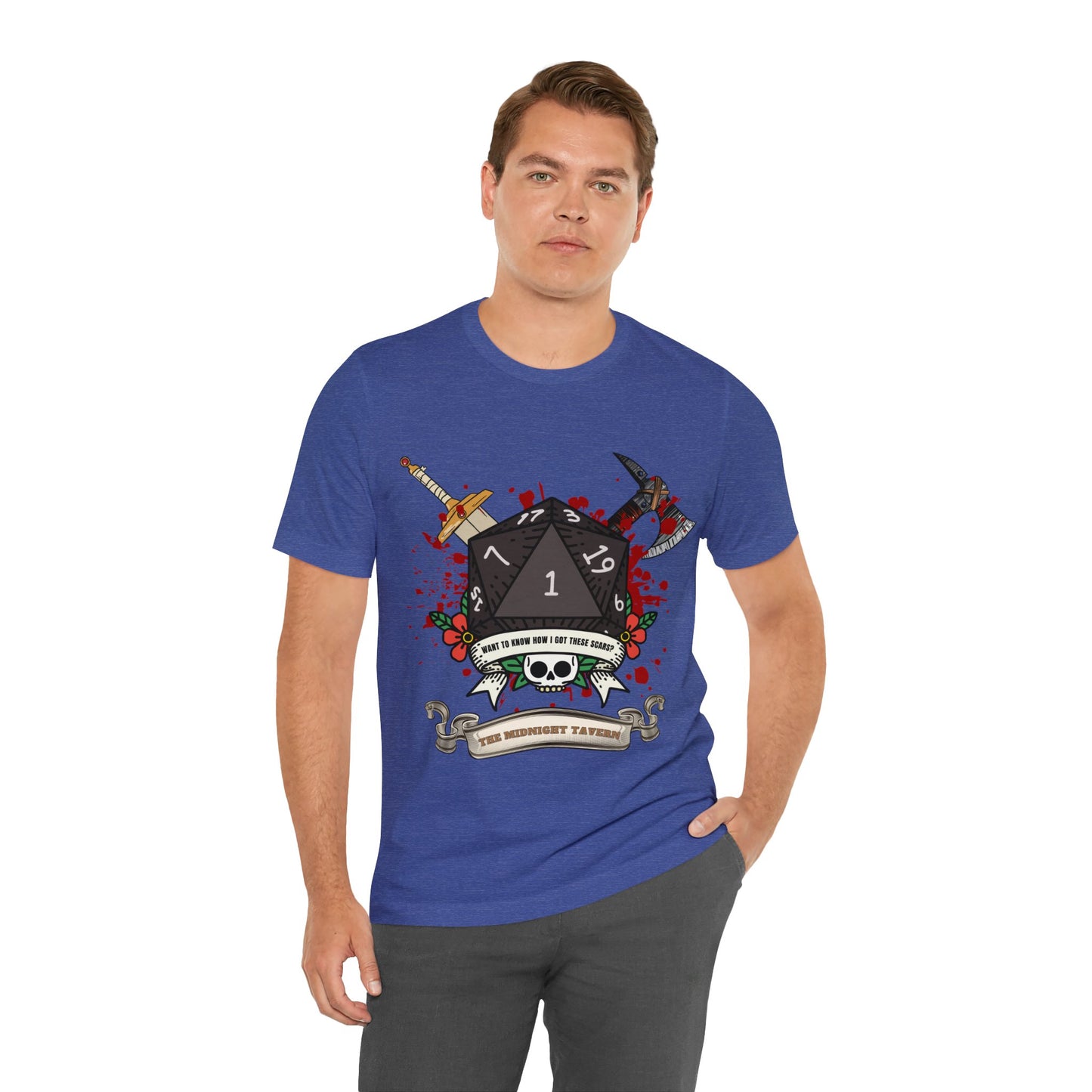 Want to know how I got these scars? (V2.0) T-shirt (Unisex Jersey Short Sleeve Tee)