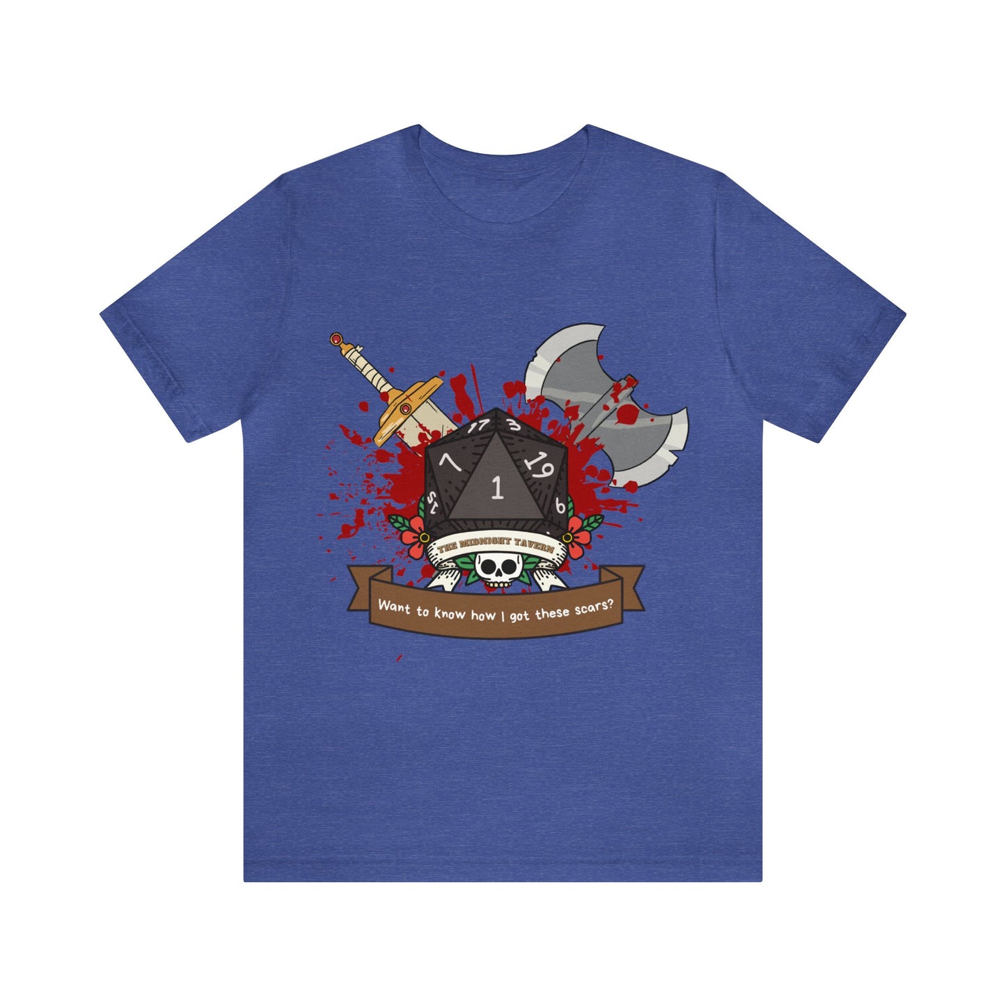 Want to know how I got these scars? T-shirt (Unisex Jersey Short Sleeve)