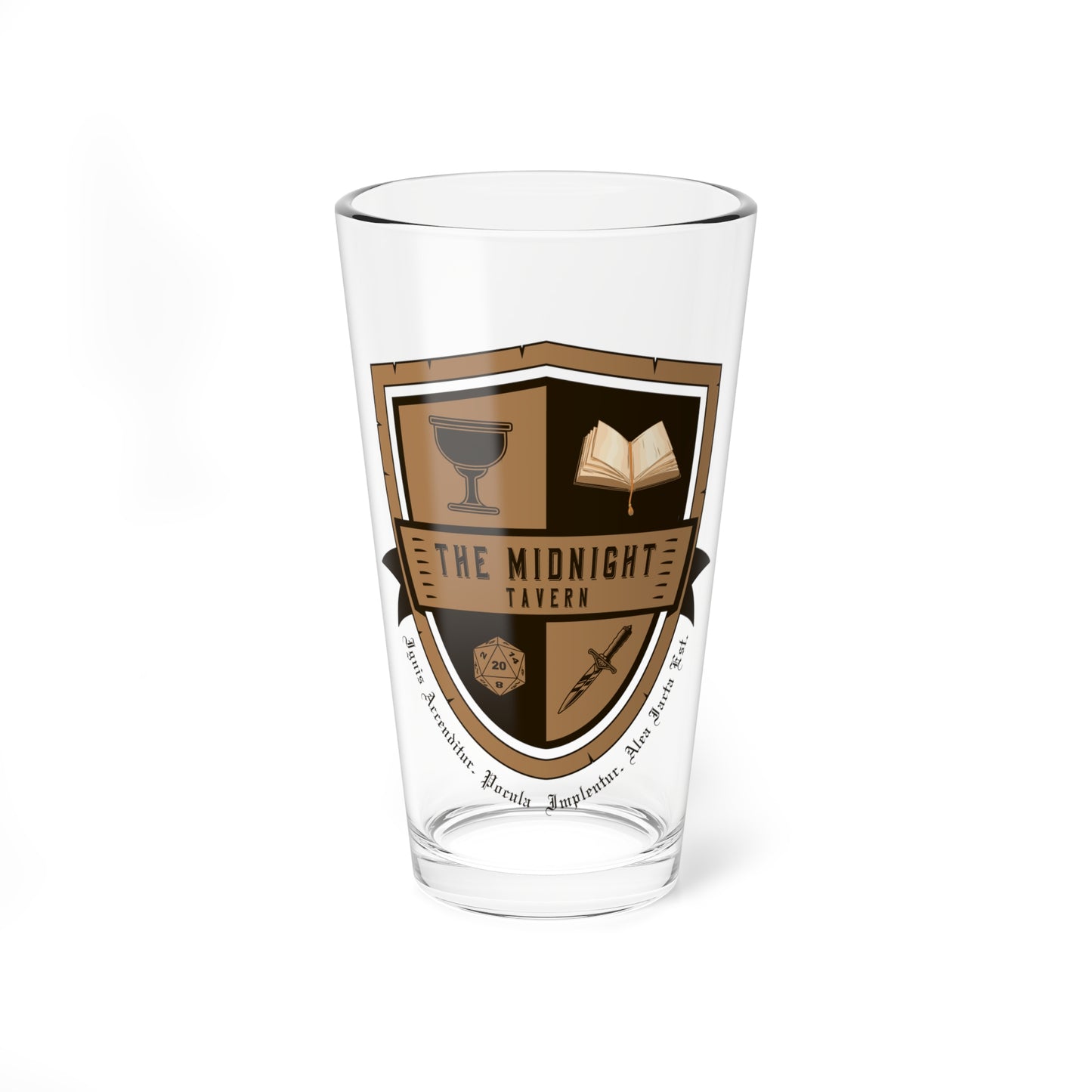 The Midnight Tavern Pint Glass, 16oz
