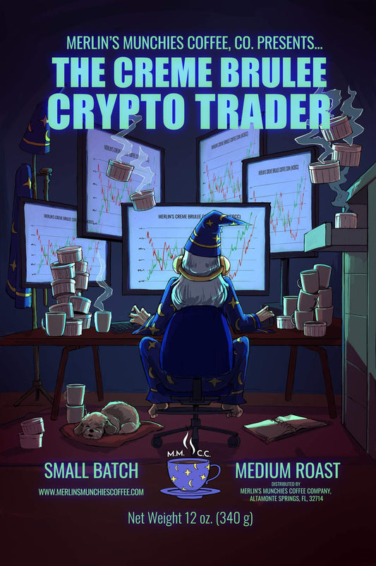 DECAF Creme Brulee Crypto Trader 12 oz