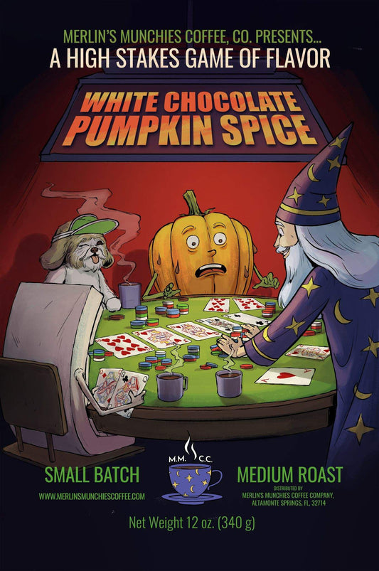 DECAF White Chocolate Pumpkin Spice 12 oz
