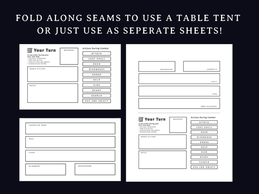 Player Turn Guide (5e) - Digital Only.
