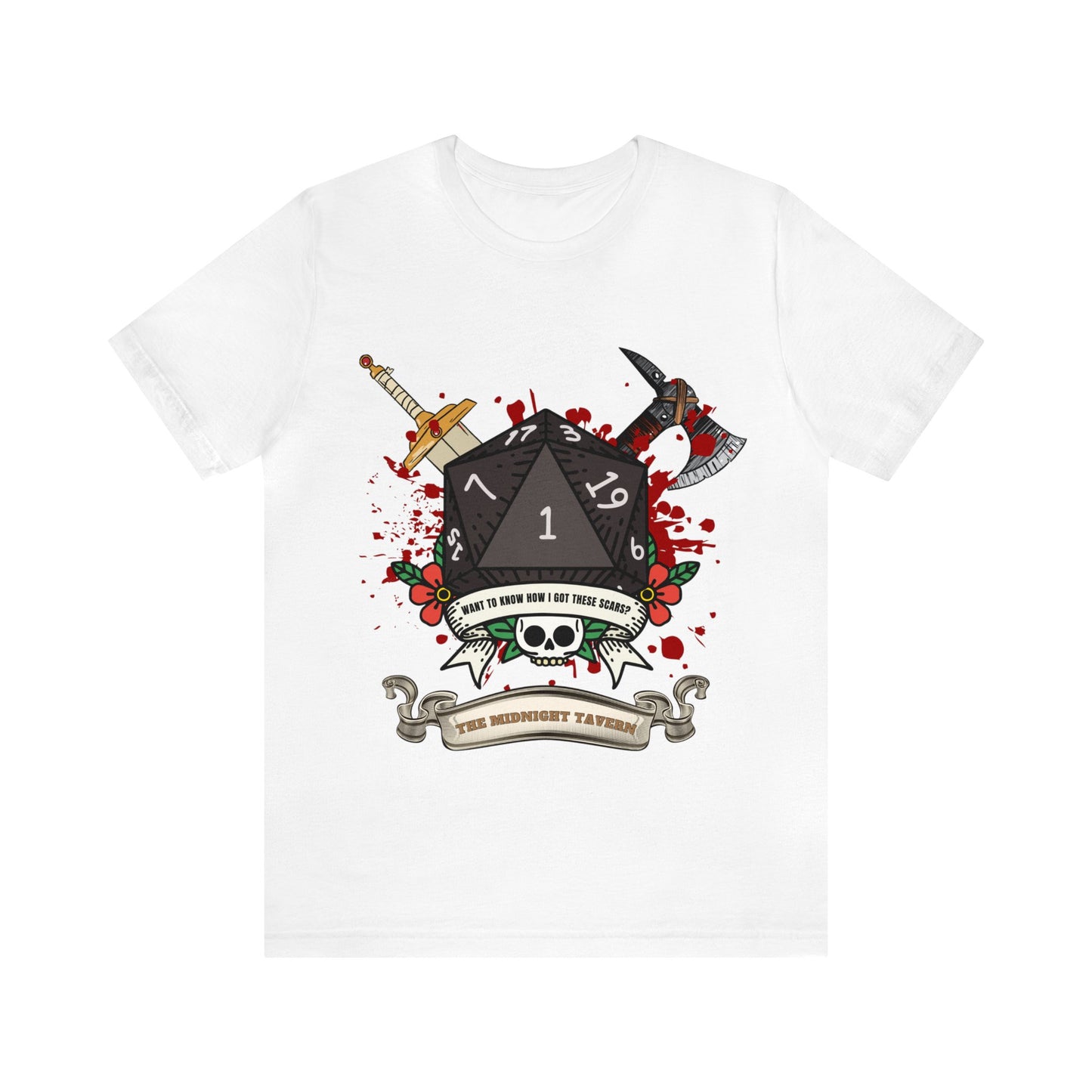 Want to know how I got these scars? (V2.0) T-shirt (Unisex Jersey Short Sleeve Tee)