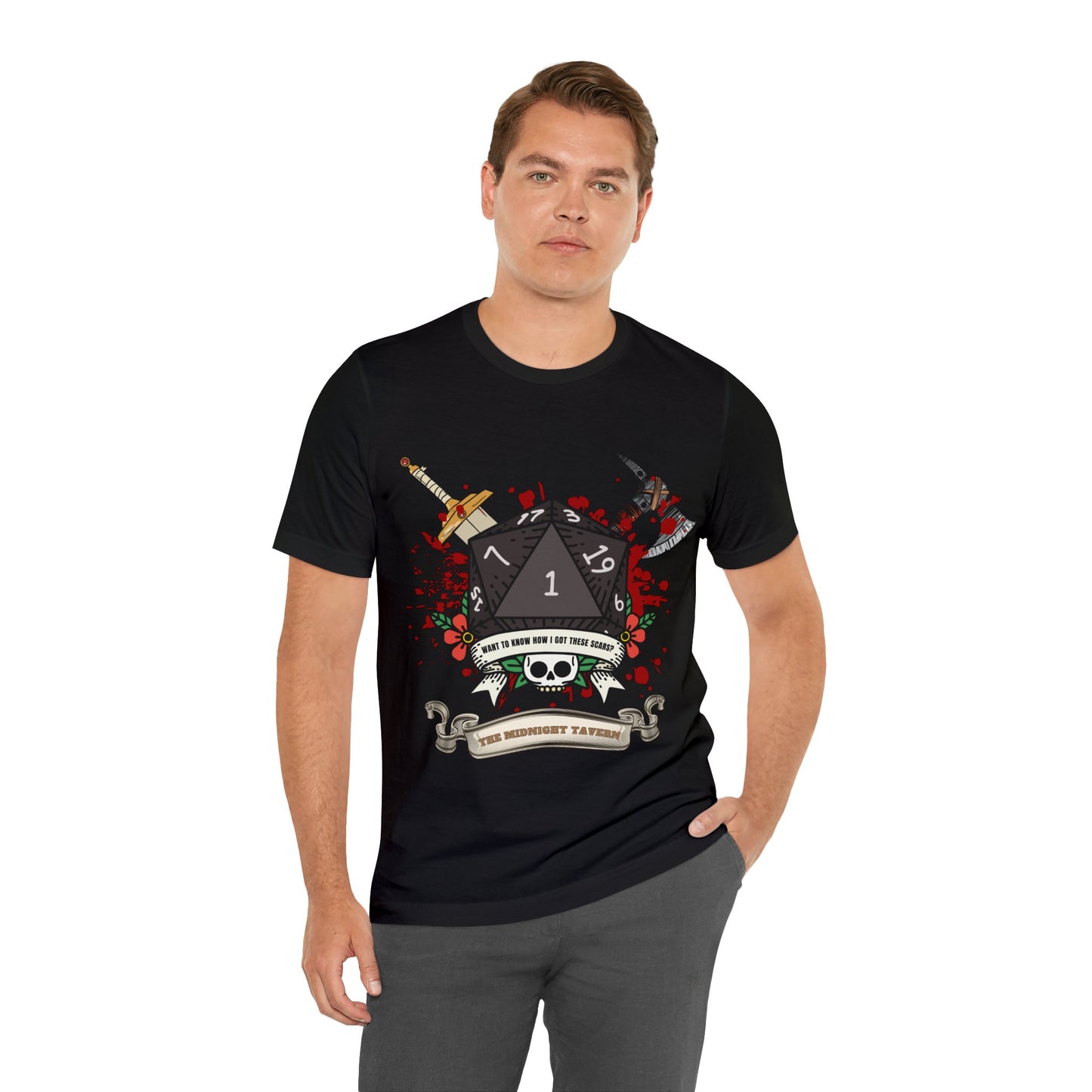 Want to know how I got these scars? (V2.0) T-shirt (Unisex Jersey Short Sleeve Tee)