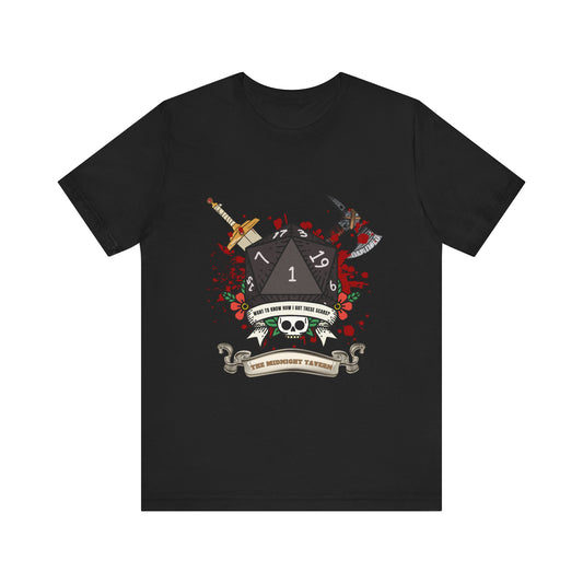 Want to know how I got these scars? (V2.0) T-shirt (Unisex Jersey Short Sleeve Tee)