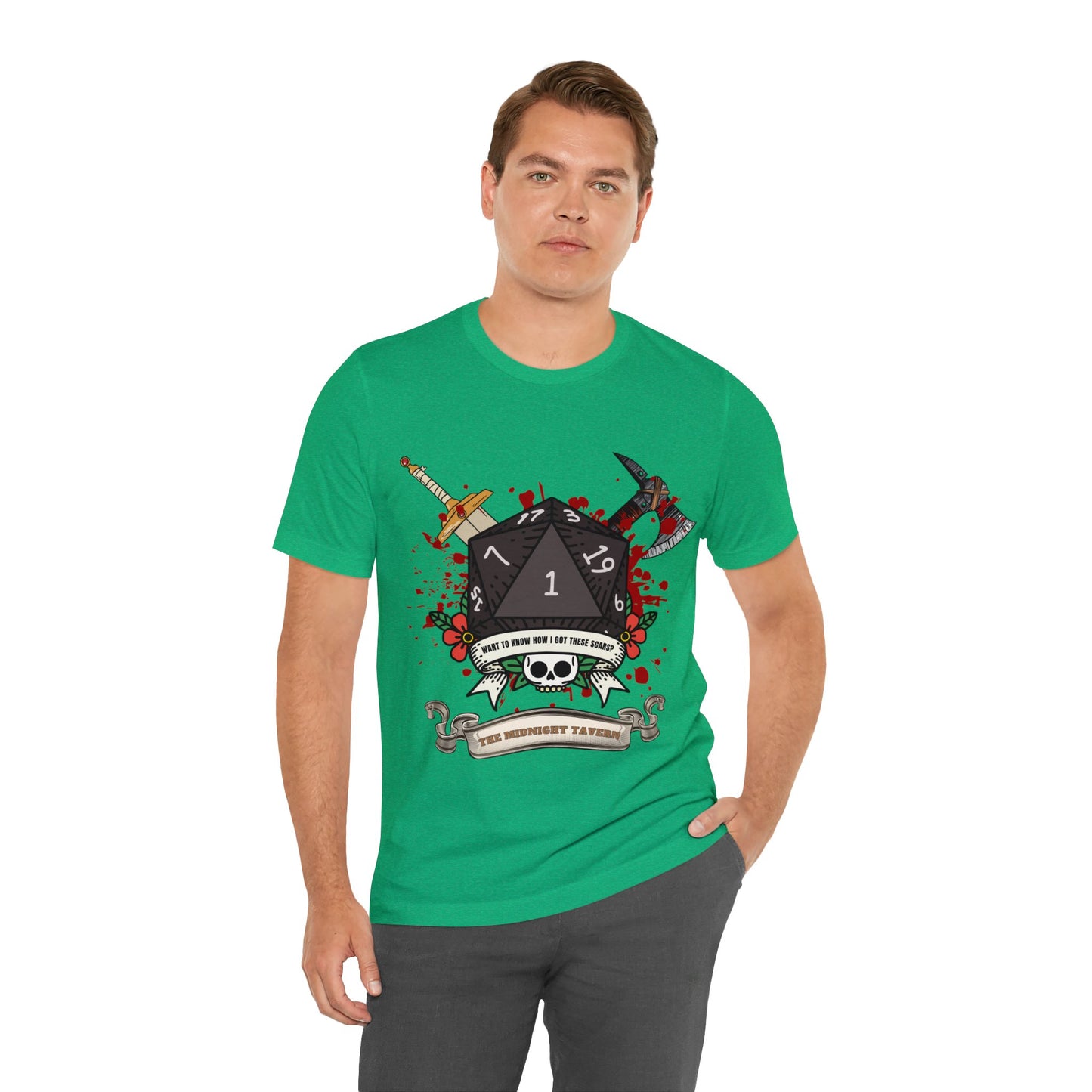 Want to know how I got these scars? (V2.0) T-shirt (Unisex Jersey Short Sleeve Tee)