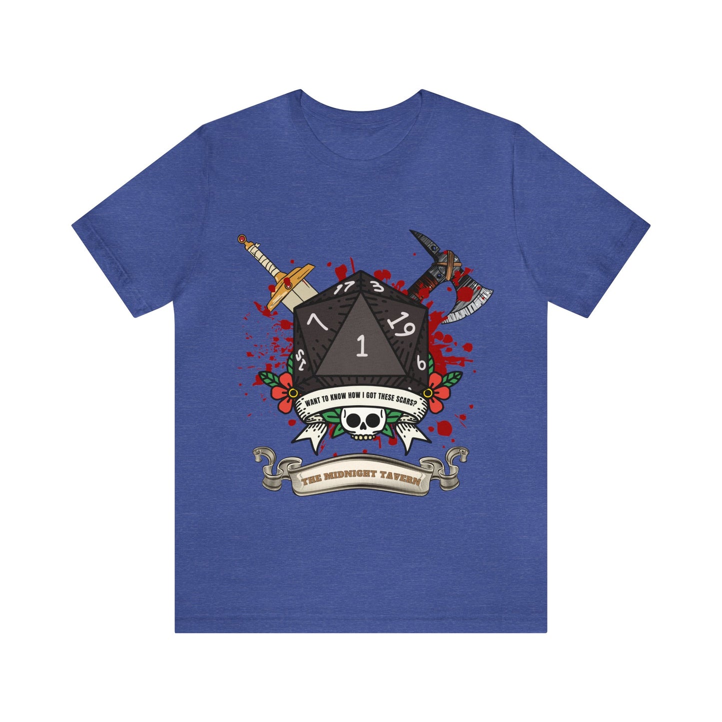 Want to know how I got these scars? (V2.0) T-shirt (Unisex Jersey Short Sleeve Tee)