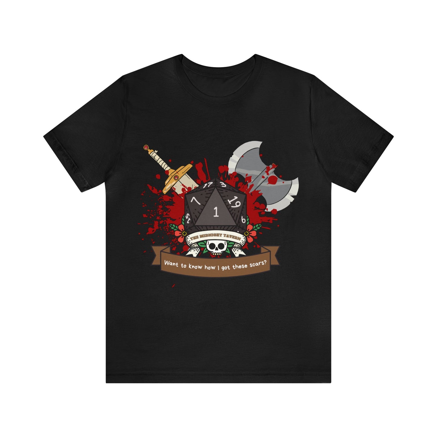 Want to know how I got these scars? T-shirt (Unisex Jersey Short Sleeve)