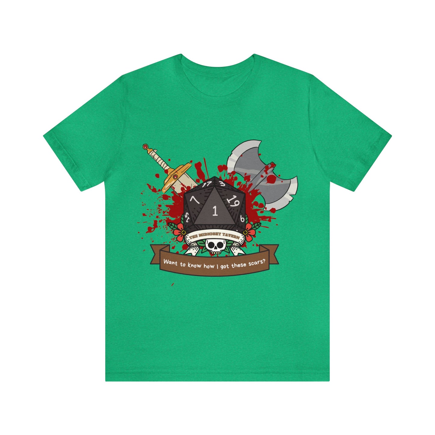 Want to know how I got these scars? T-shirt (Unisex Jersey Short Sleeve)