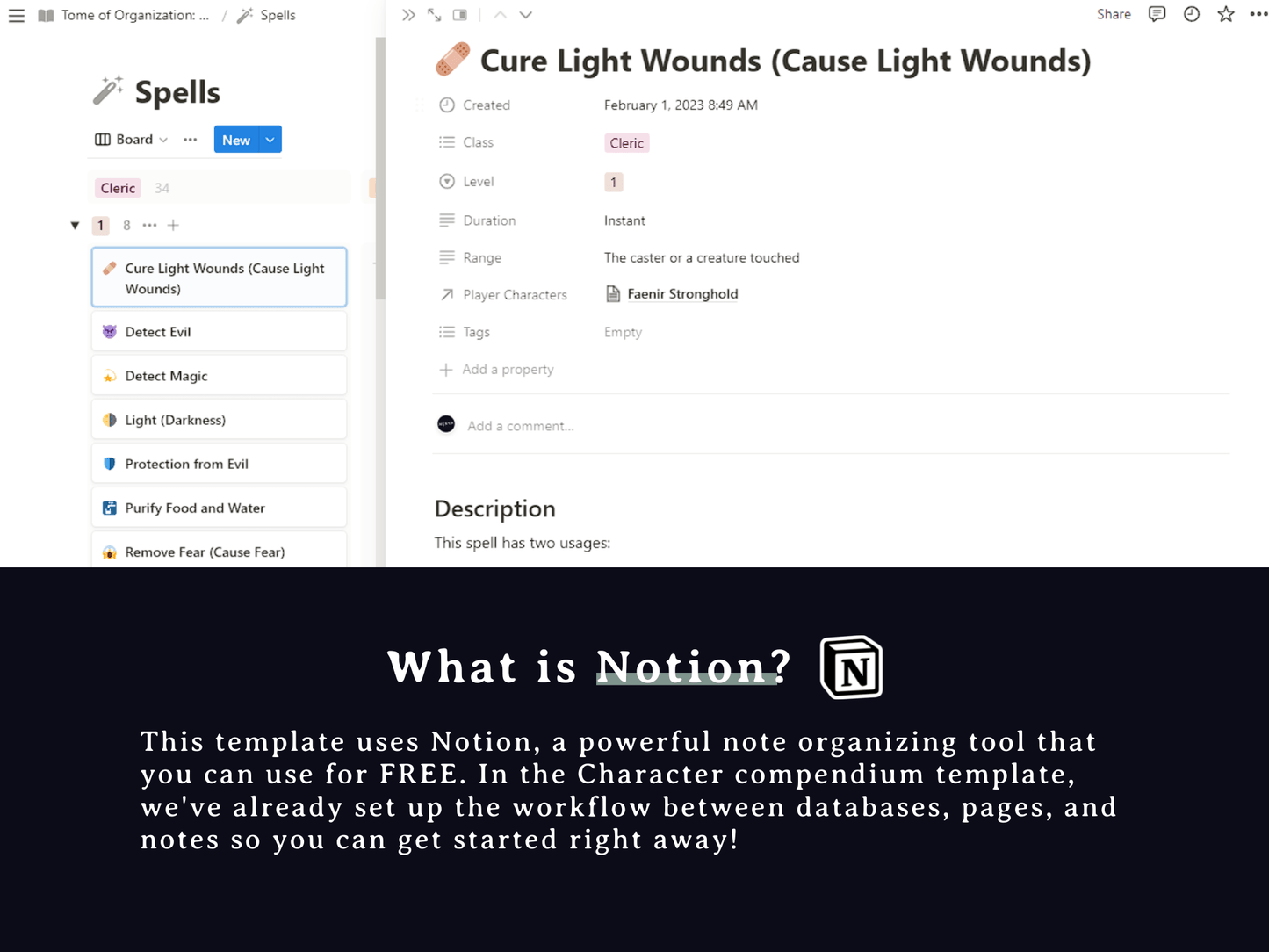 Tome of Organization Notion Template: Designed for Old-School Essentials - Digital Only