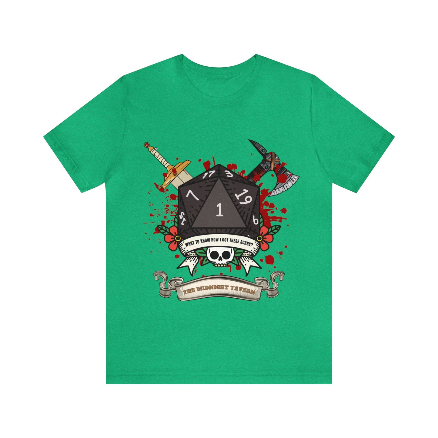 Want to know how I got these scars? (V2.0) T-shirt (Unisex Jersey Short Sleeve Tee)