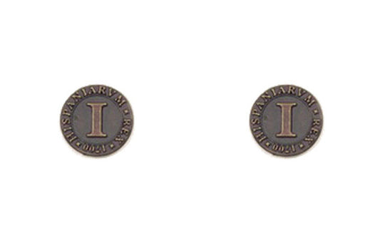 Pirate Doubloons Themed Gaming Coins - Tiny 15mm (18-Pack)