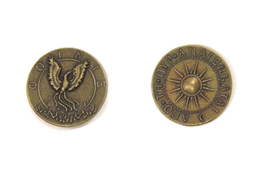 Mythological Creatures Themed Gaming Coins - Medium 25mm (12-Pack)