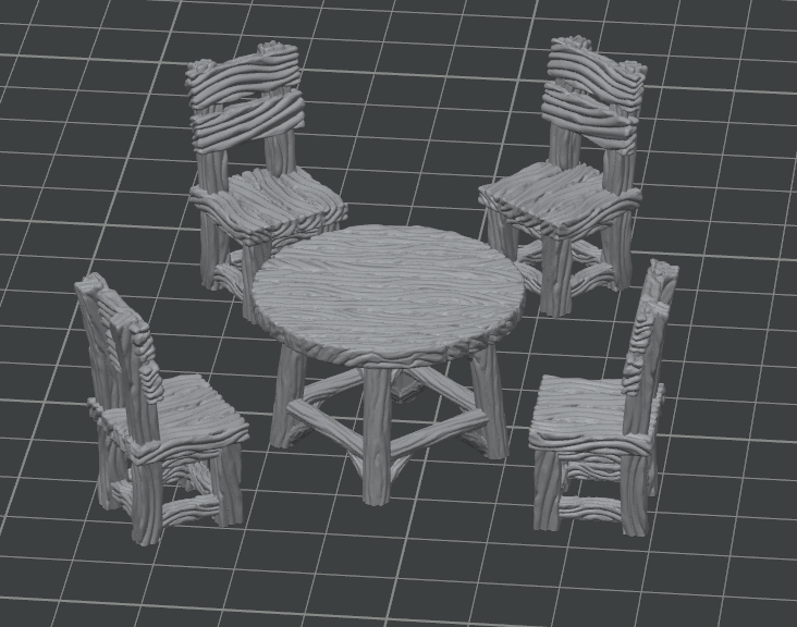 Drunken Imp Inn - Table and chairs