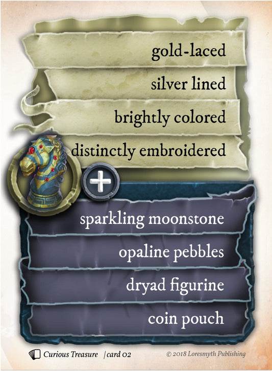 Dungeon Discoveries - Curious Treasure - Card Deck