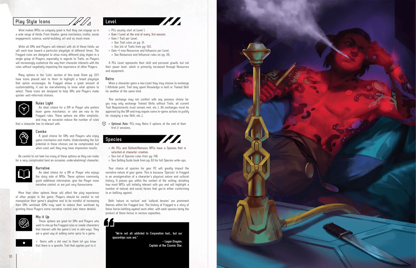 Fragged Empire 2nd Edition: Rule Book (Dented)