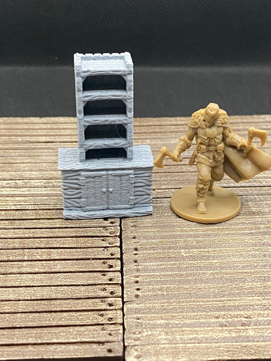 Drunken Imp Inn - Shelf with Cabinet