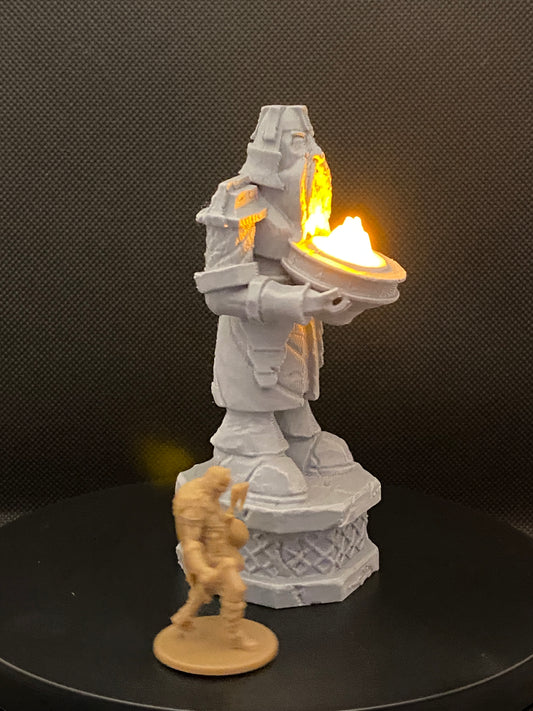 Moonshine Miniatures - LED Scatter Terrain - Dwarven Statues