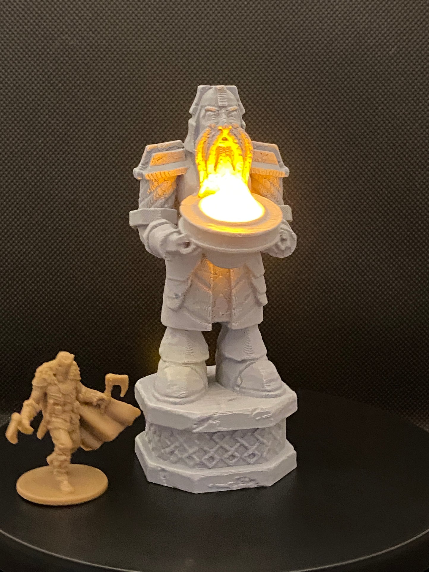 Moonshine Miniatures - LED Scatter Terrain - Dwarven Statues