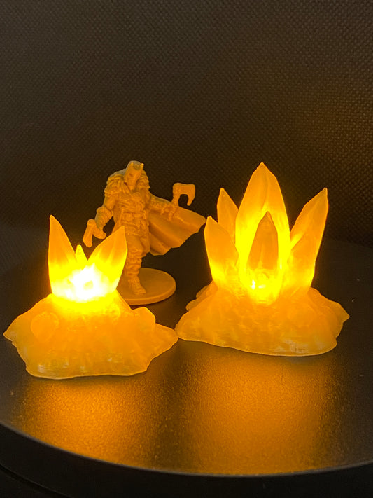 Moonshine Miniatures - LED Scatter Terrain - Crystal Growths