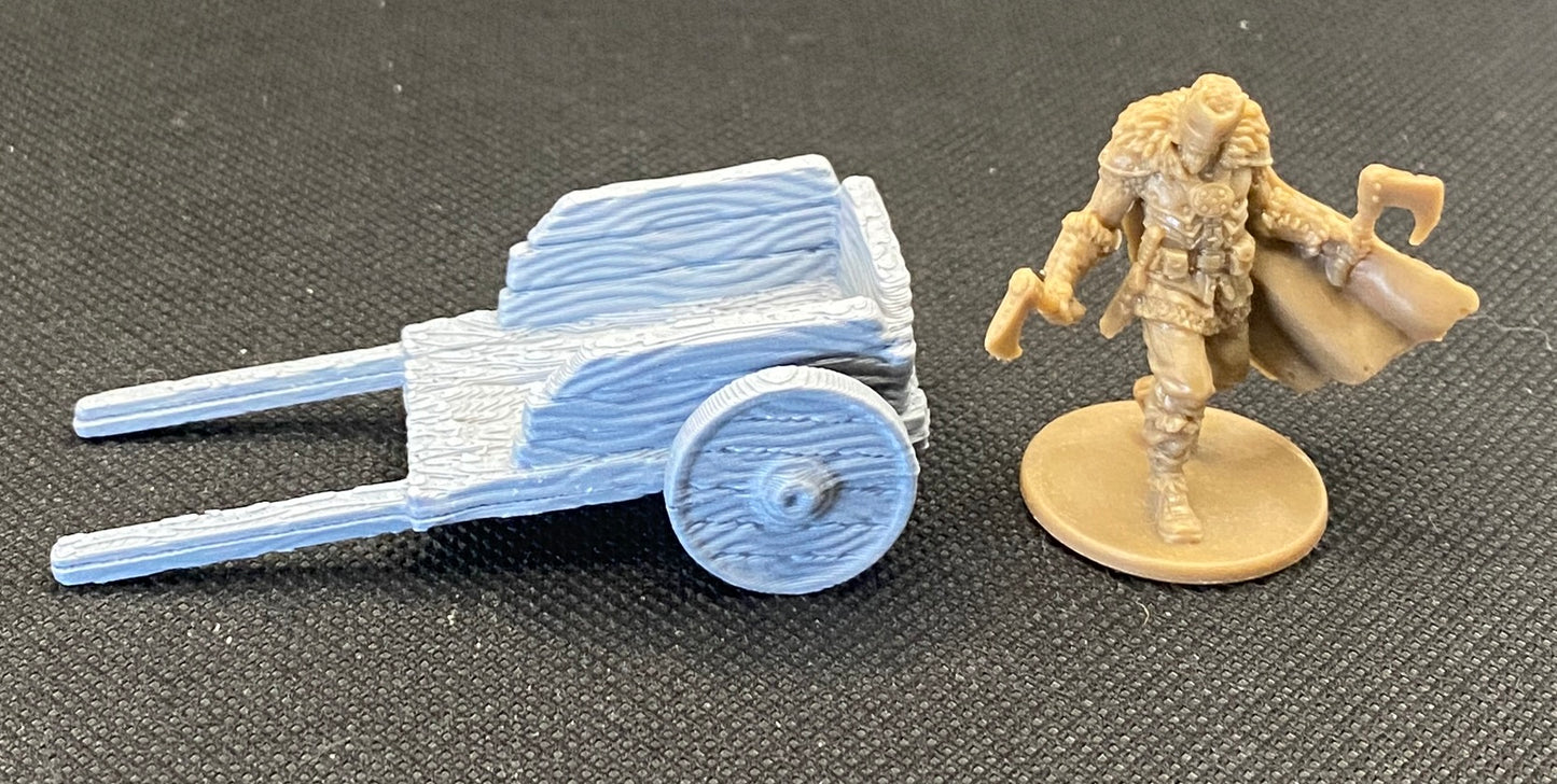 Dwarven Mining Settlement - Cart with stone