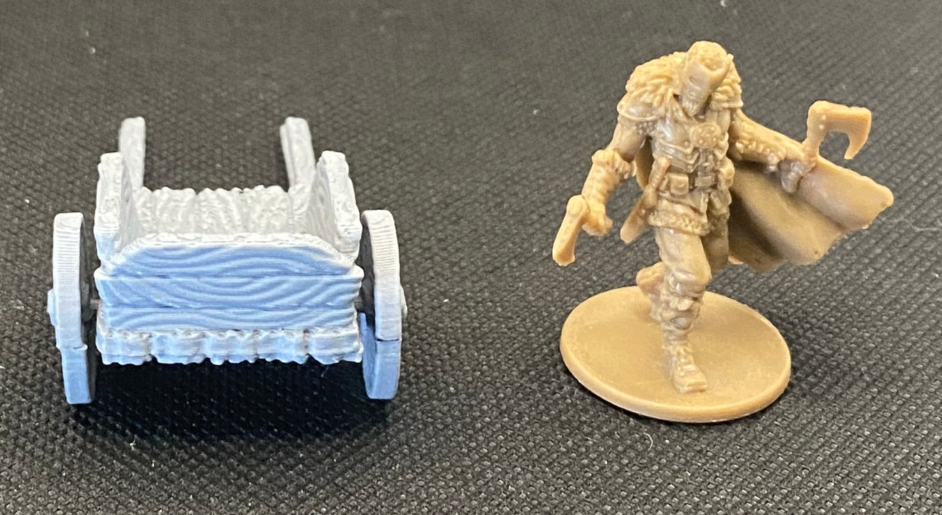 Dwarven Mining Settlement - Cart with stone