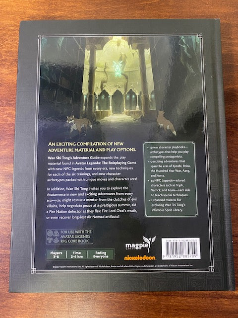 Avatar Legends: The Roleplaying Game - Wan Shi Tong's Adventure Guide (Dented)