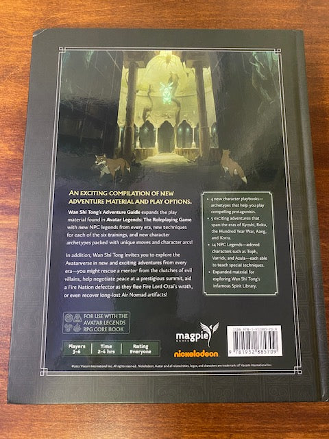Avatar Legends: The Roleplaying Game - Wan Shi Tong's Adventure Guide (Dented)