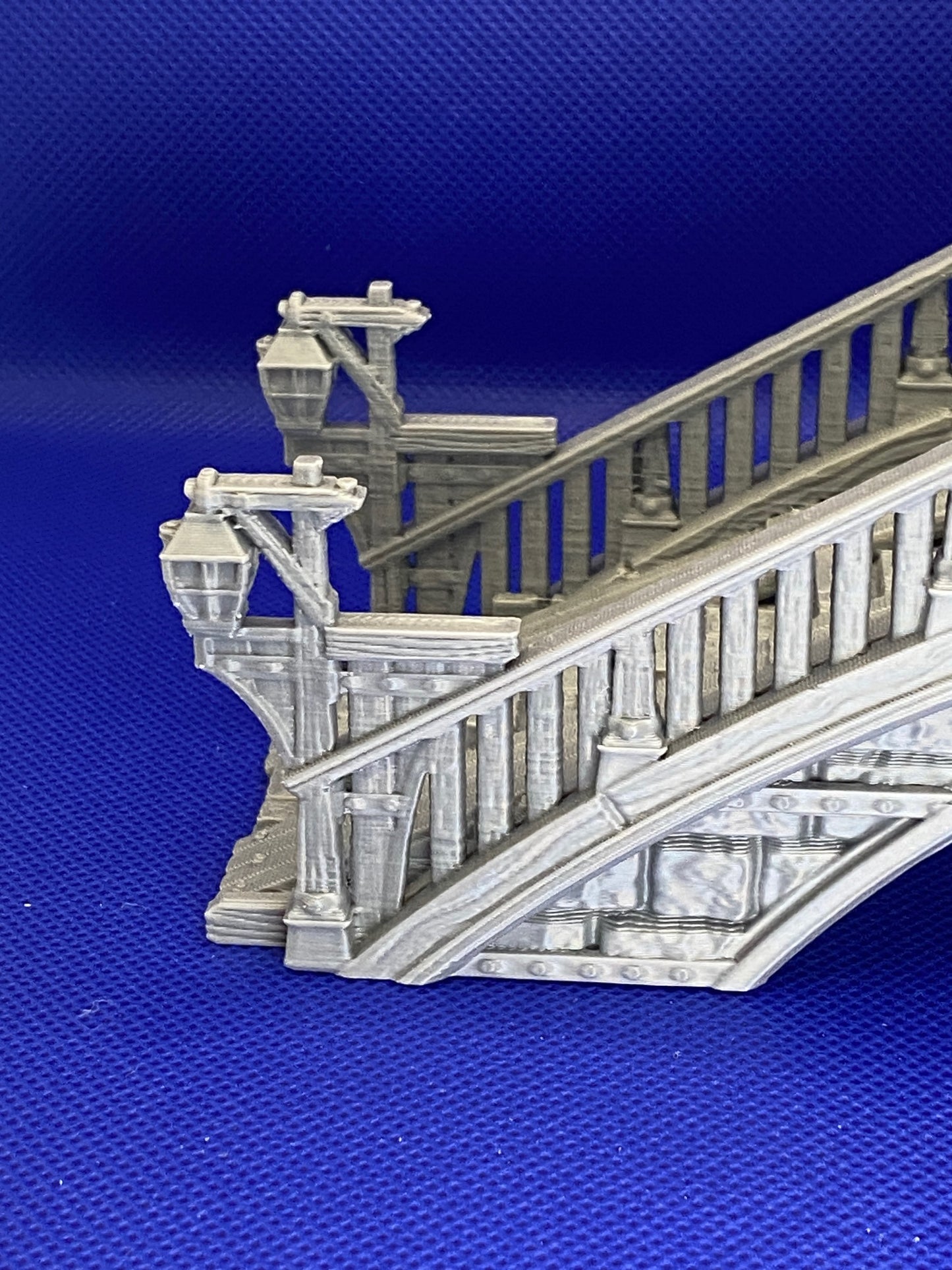 Medieval Town - Bridge (2 pieces) with one (1) center support extension (total 3 pieces)