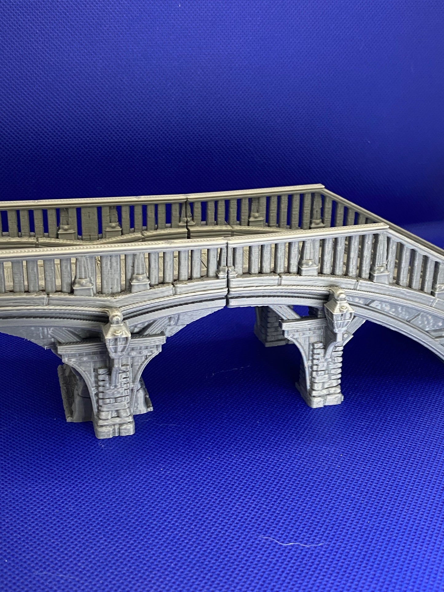 Medieval Town - Bridge (2 pieces) with one (1) center support extension (total 3 pieces)