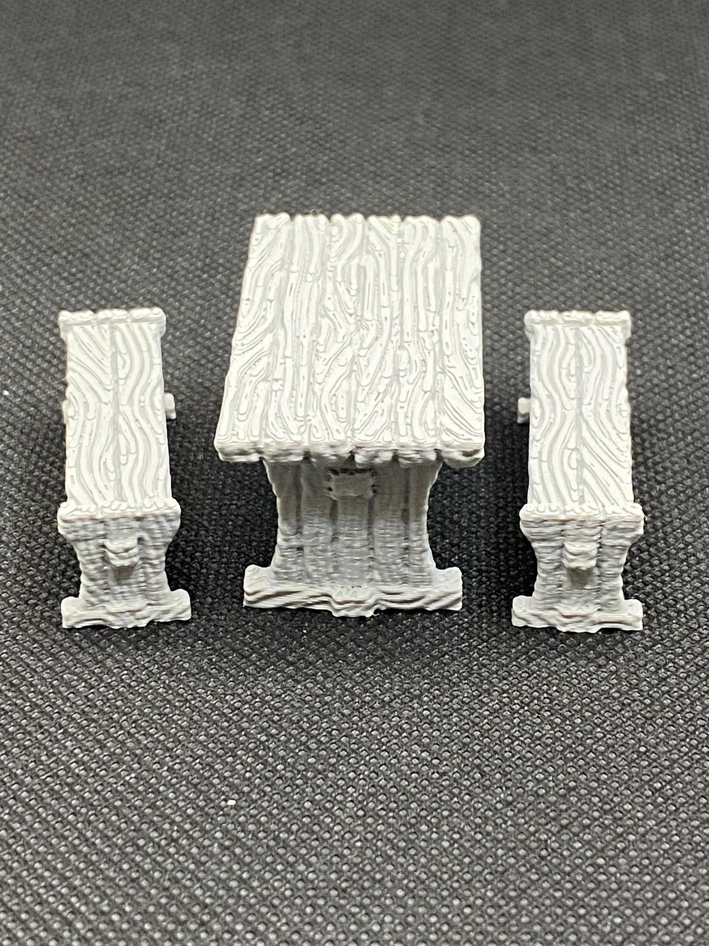 Drunken Imp Inn - Long Table and benches