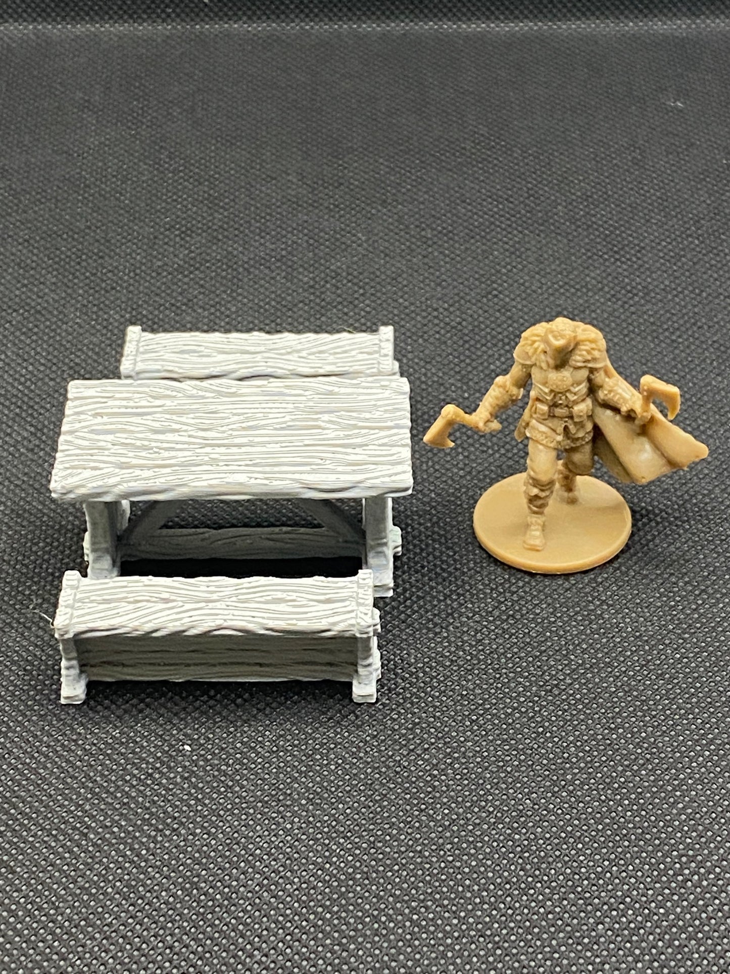 Drunken Imp Inn - Long Table and benches