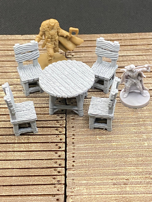 Drunken Imp Inn - Table and chairs