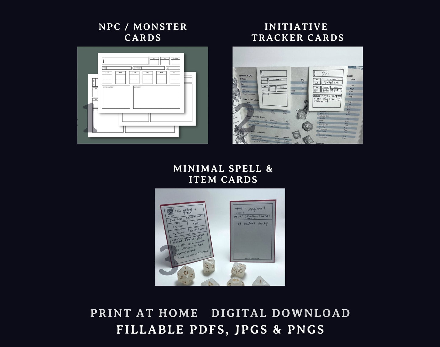 5e Card Pack Bundle - Digital Only