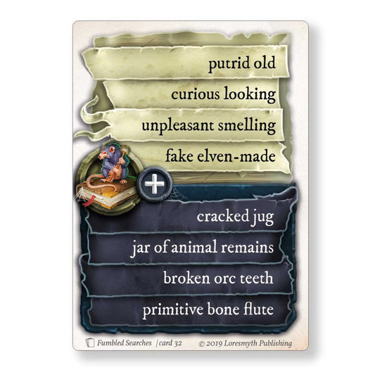 Dungeon Discoveries - Fumbled Searches - Card Deck