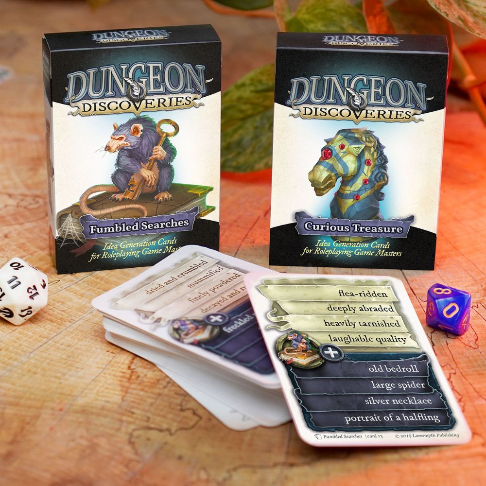 Dungeon Discoveries - Fumbled Searches - Card Deck
