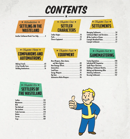 Fallout: The Roleplaying Game - Settler's Guide Book