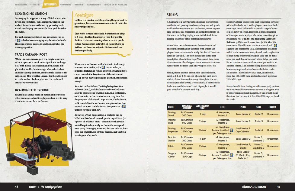 Fallout: The Roleplaying Game - Settler's Guide Book