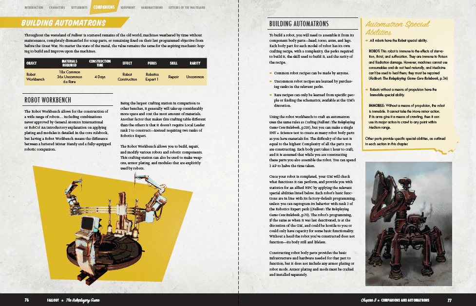 Fallout: The Roleplaying Game - Settler's Guide Book