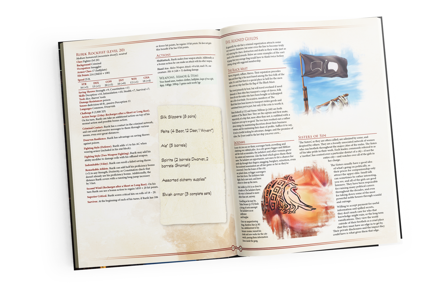 Ultimate NPCs: Skulduggery Hardcover (5E)