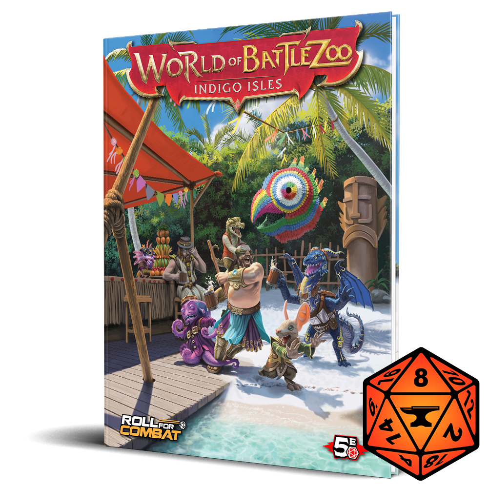 World of Battlezoo: Indigo Isles Hardcover & PDF