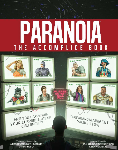 Paranoia: The Accomplice Book
