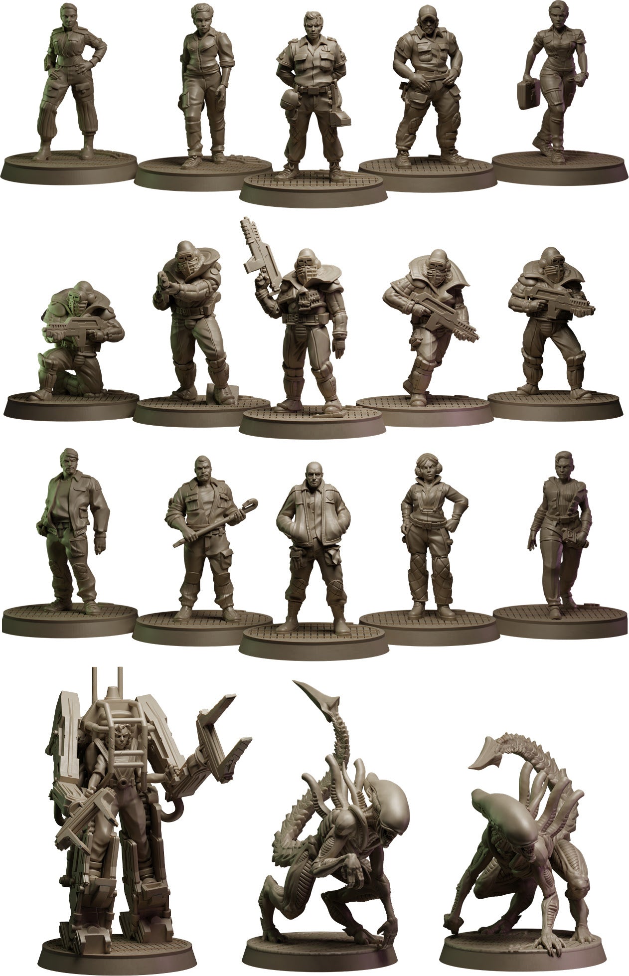 ALIEN Evolved RPG: Rapture Protocol Miniatures