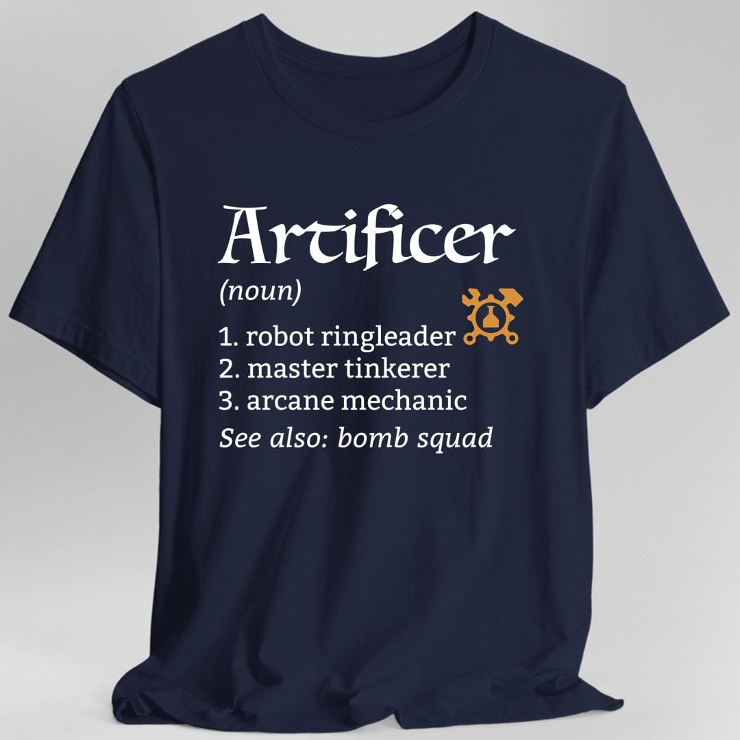 Artificer Class Definition T-Shirt – Funny DnD Definition Tee