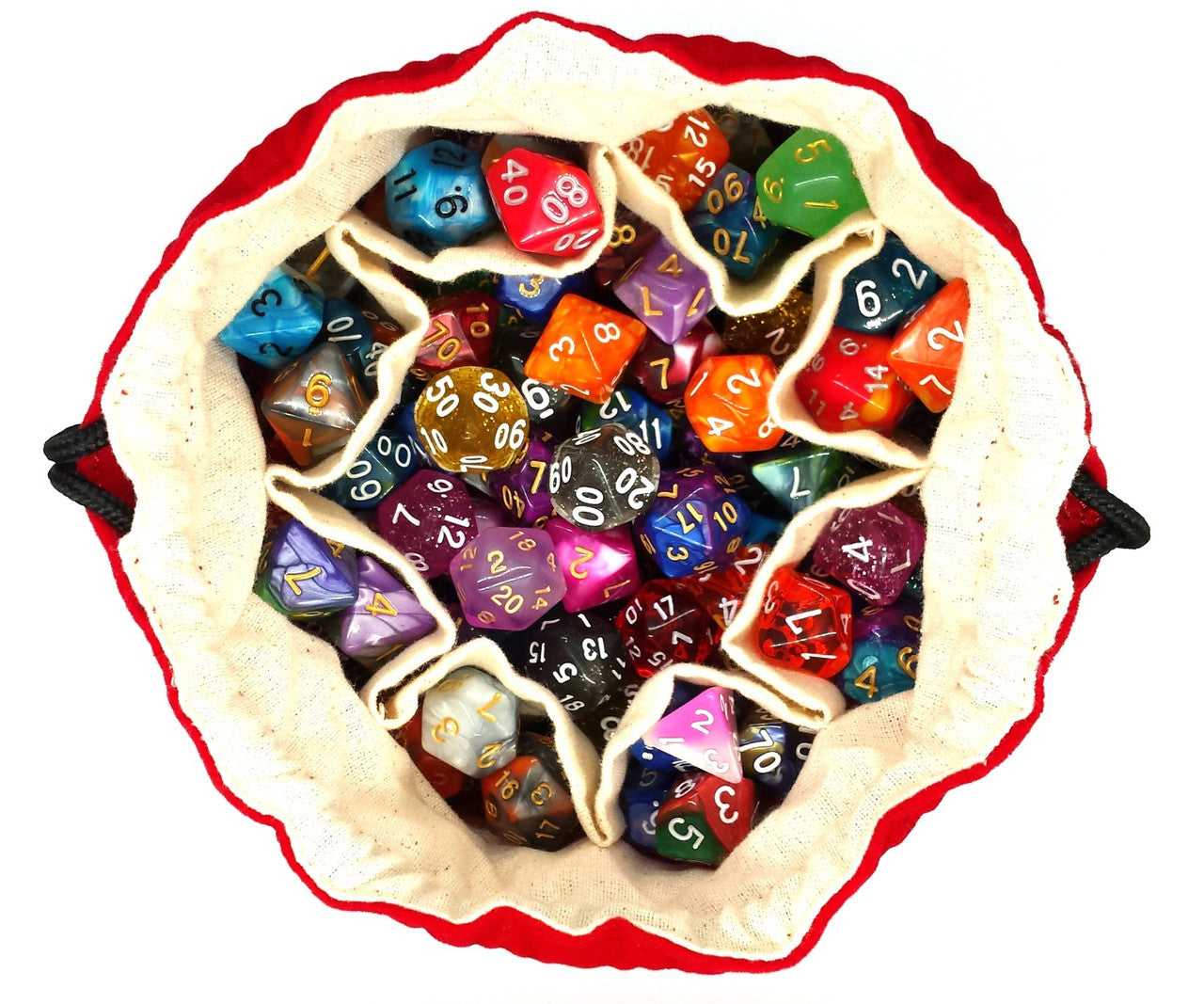 Old School Dice: Bag of Many Pouches Dice Bags
