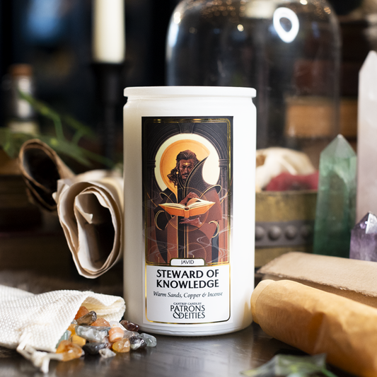 Cantrip Candles - Javid, Steward of Knowledge 16 oz.