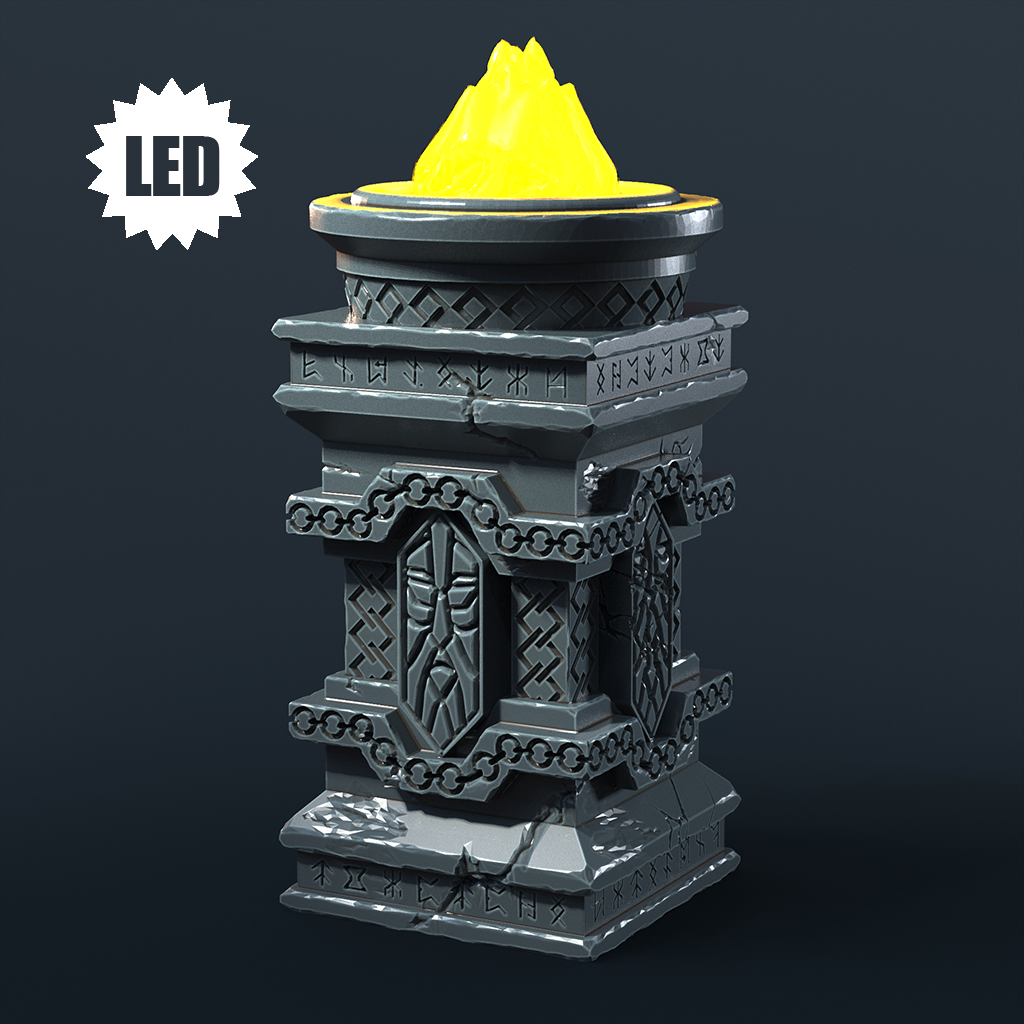 Moonshine Miniatures - LED Scatter Terrain - Dwarven Columns