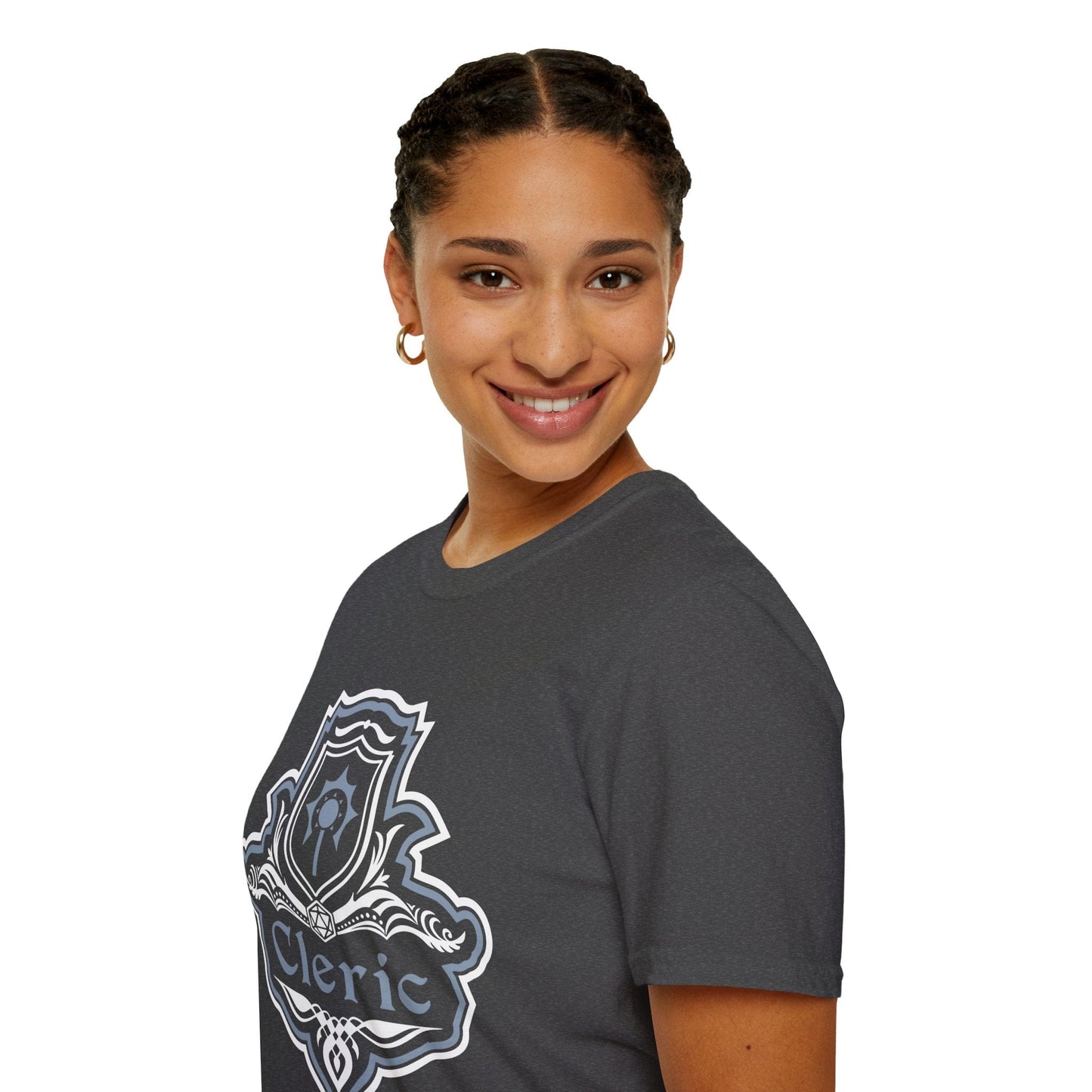 D&D Cleric Class Fancy Emblem T-Shirt